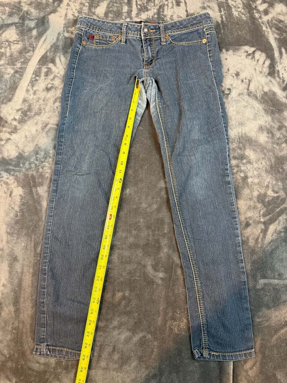 Women’s Fragile Blue Jeans Skinny Jeans Size 9 Blue Cotton Blend#156